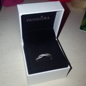 Pandora Twist of Fate Ring size 7